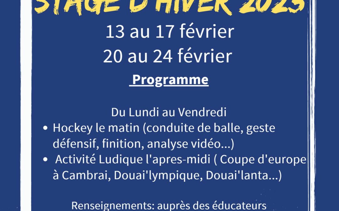 Stage d’hiver